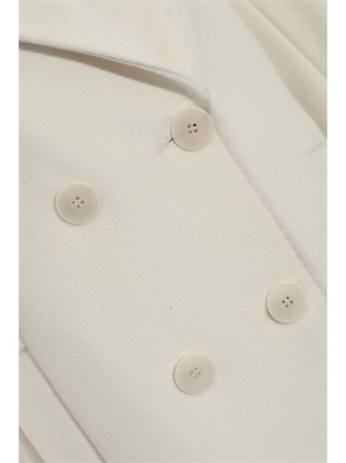 Cappotto over Agenda in lana Bianco MAX MARA STUDIO | 2526016081600001